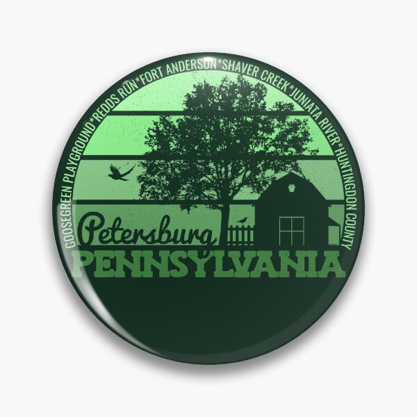 Item preview, Petersburg Pennsylvania Sunset Retro Vintage Local Pride Logo designed and sold by CRHPOD20.