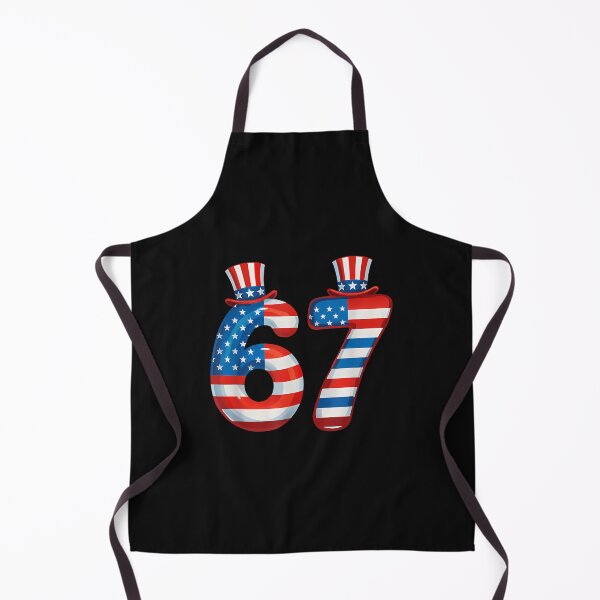 Item preview, Funny 67 American Flag Meme Six Seven Gen Alpha Slang designed and sold by merlinnears.
