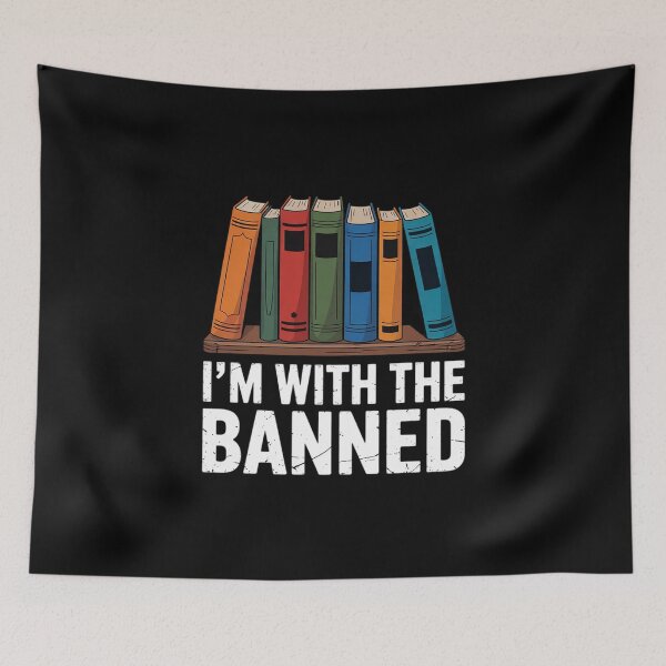 Item preview, I'm With The Banned Book Readers I Read Banned Books  designed and sold by Belkisallen.