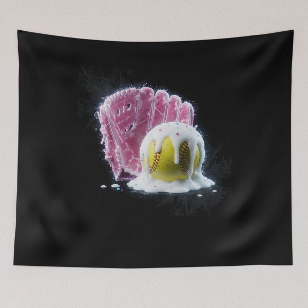 Item preview, Softball Drip Ice Cream Sprinkles Softball Glove designed and sold by merlinnears.
