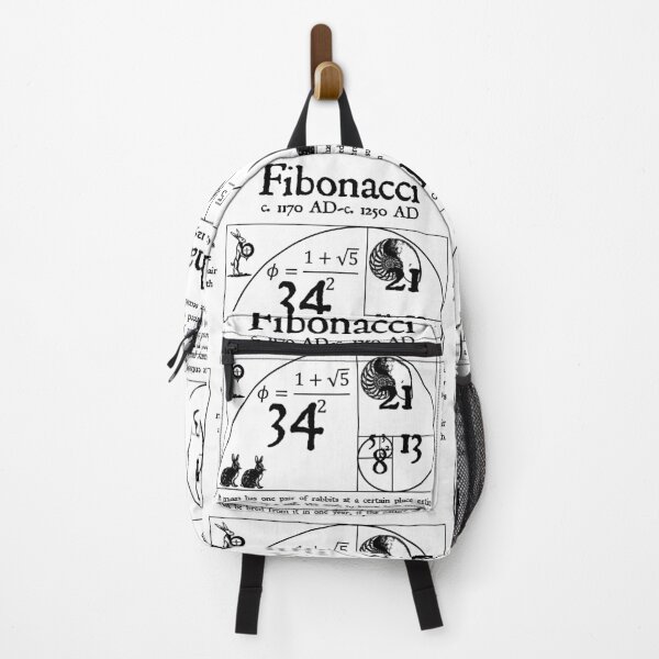 Item preview, Nerdy Vintage Fibonacci Quote Math Science Teacher Black Text designed and sold by MathWare MathClips.