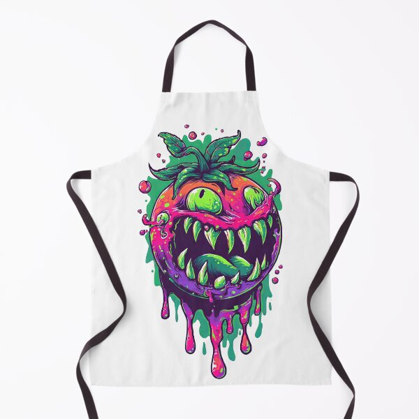 Item preview, Psychedelic Mutant Tomato – Creepy Color Explosion Art designed and sold by TicoTuftCR.