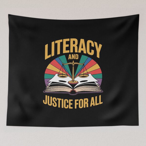 Item preview, Literacy And Justice For All  designed and sold by Belkisallen.