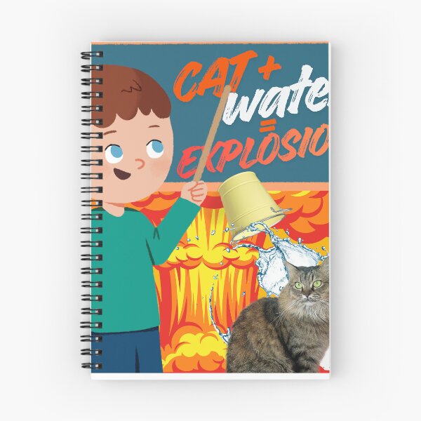 Item preview, Cat + Water = Explosion designed and sold by MableMATHis.