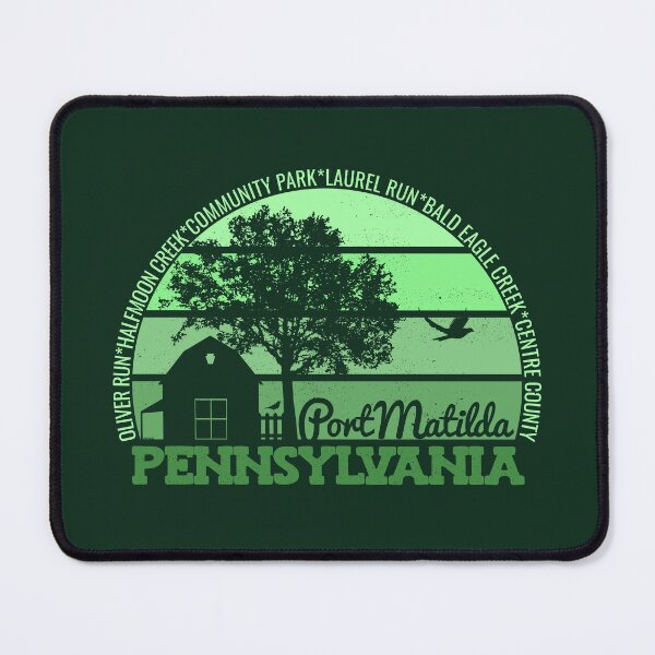 Item preview, Port Matilda Pennsylvania Sunset Retro Vintage Local Pride Logo designed and sold by CRHPOD20.
