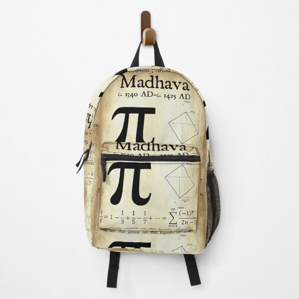 Item preview, Nerdy Vintage Madhava Quote Pi Day Math Science Teacher Black Text Parchment designed and sold by MathWare MathClips.