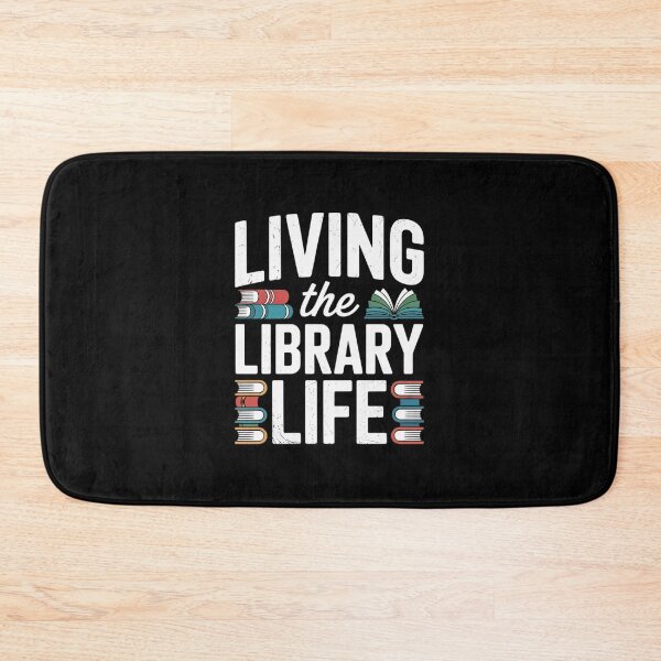 Item preview, Living The Library Life Sayings Books Librarian Lover  designed and sold by Belkisallen.