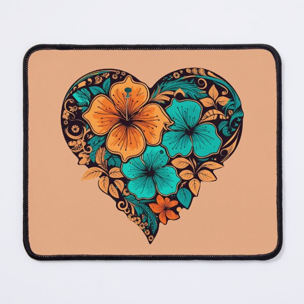 Item preview, Heart Shaped Hibiscus Flower designed and sold by Myra365Art.