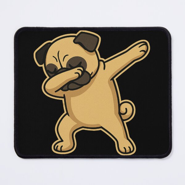 Item preview, Dabbing Pug - Pug Dab - Funny Dancing Dog Gift T-Shirt designed and sold by CraftedHome.