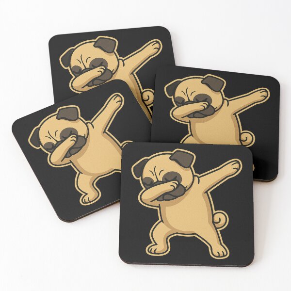 Item preview, Dabbing Pug - Pug Dab - Funny Dancing Dog Gift T-Shirt designed and sold by CraftedHome.