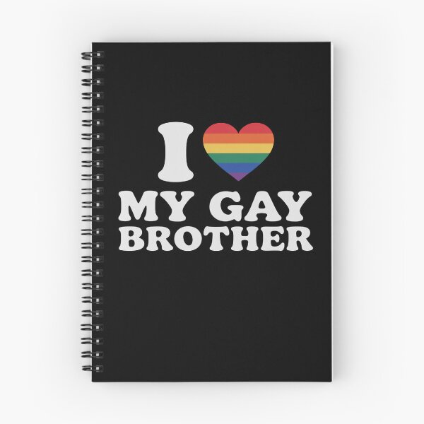 Item preview, I Love My Gay Brother, I Heart My Gay Brother designed and sold by HaileyRobel.
