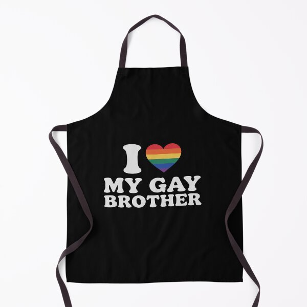 Item preview, I Love My Gay Brother, I Heart My Gay Brother designed and sold by HaileyRobel.