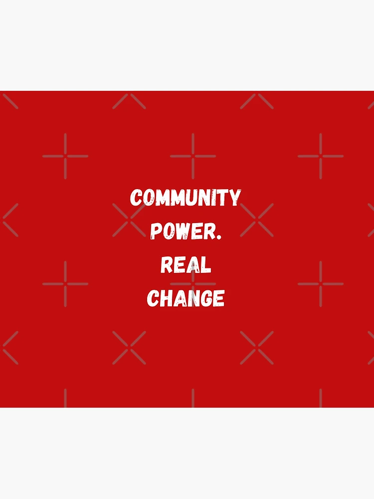 Thumbnail 5 of 5, Mouse Pad, Community Power. Real Change designed and sold by Akira Design Store.