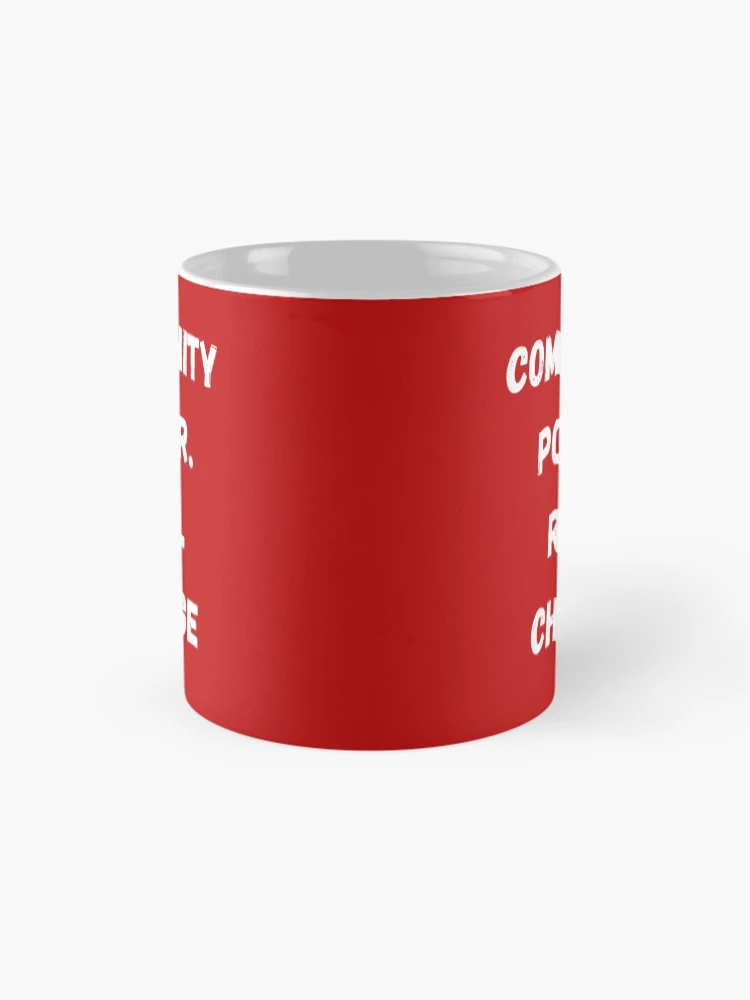 Thumbnail 4 of 6, Coffee Mug, Community Power. Real Change designed and sold by Akira Design Store.