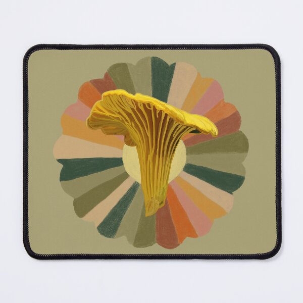 Item preview, Happy Yellow Chanterelle Mushroom designed and sold by Vanessa Priest.