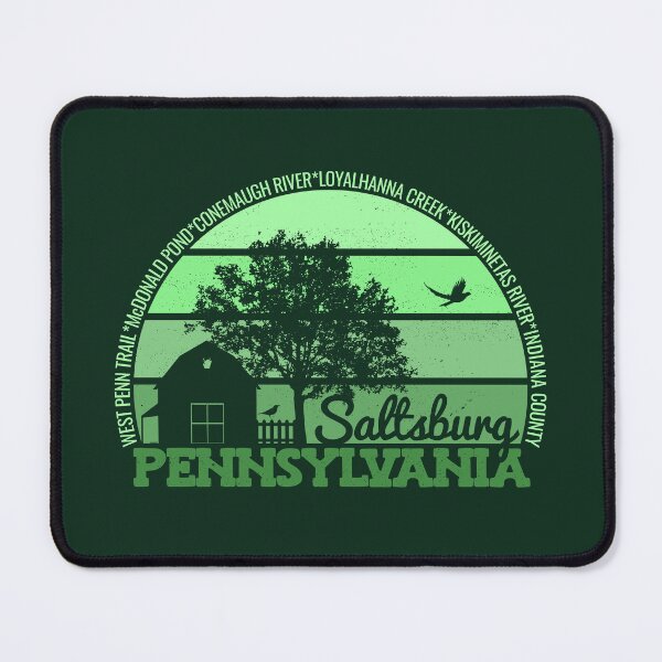 Item preview, Saltsburg Pennsylvania Sunset Retro Vintage Local Pride Logo designed and sold by CRHPOD20.