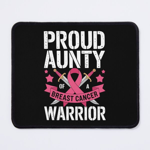 Item preview, Proud Aunty Of Breast Cancer Warrior Pink Awareness designed and sold by RayArmstrong.