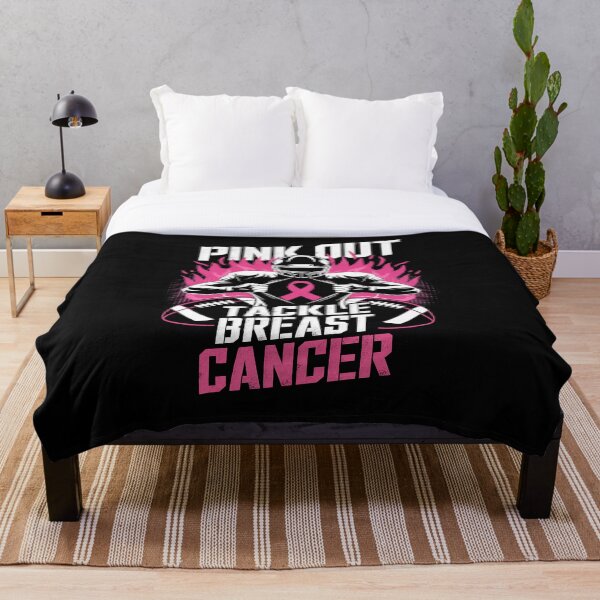 Item preview, Pink Out Tackle Concientización sobre el cáncer de mama Fútbol americano designed and sold by HaileyRobel.