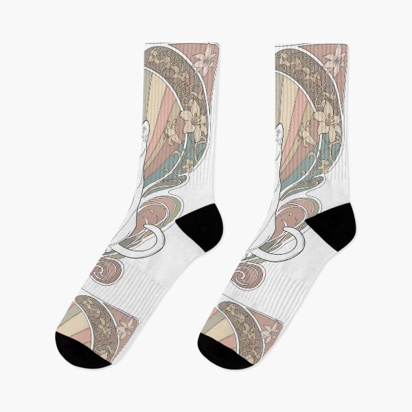 Item preview, Minimalist White Cat – Art Nouveau Elegance designed and sold by Cherry Dreams.