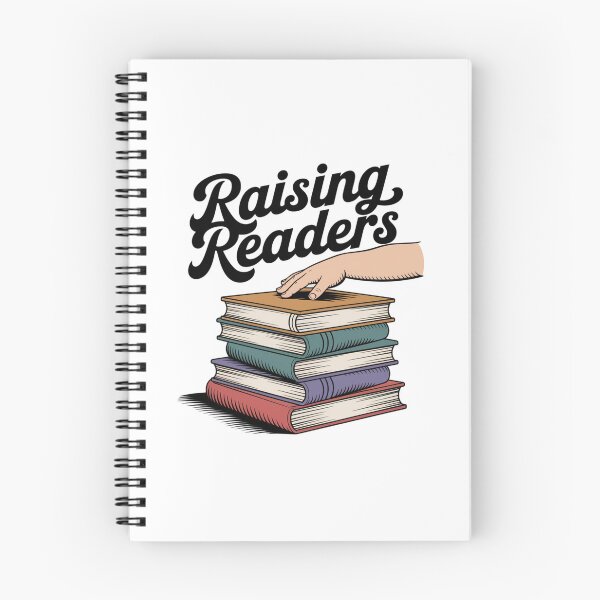 Item preview, Raising Readers: Retro Book Lover Illustration designed and sold by Sam's Soul Studio.