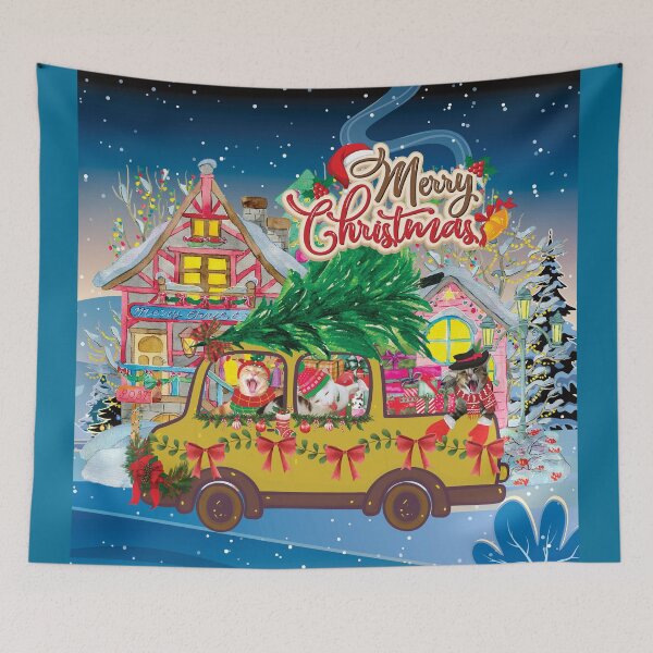 Item preview, Merry Christmas Happy Holidays XM5 designed and sold by HappyHavenStu.