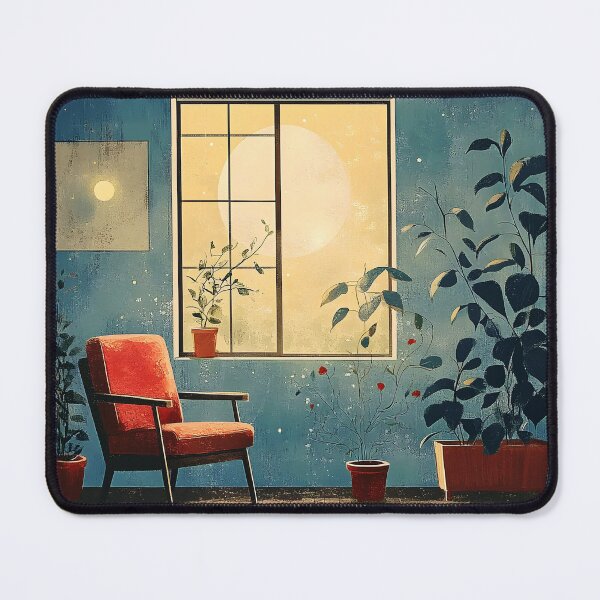 Item preview, Boho Cozy Room With Chair, Window, And Sunset designed and sold by DEC02.