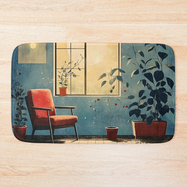 Item preview, Boho Cozy Room With Chair, Window, And Sunset  designed and sold by DEC02.