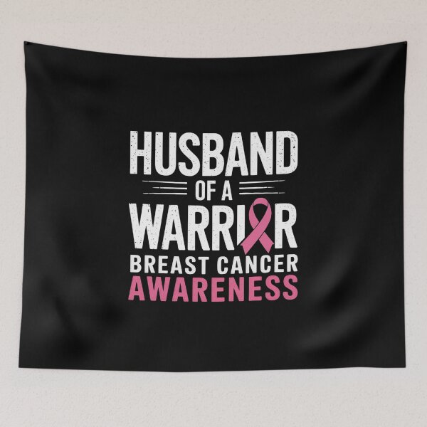 Item preview, Husband Of A Warrior Breast Cancer Awareness designed and sold by AmparoBoyle.