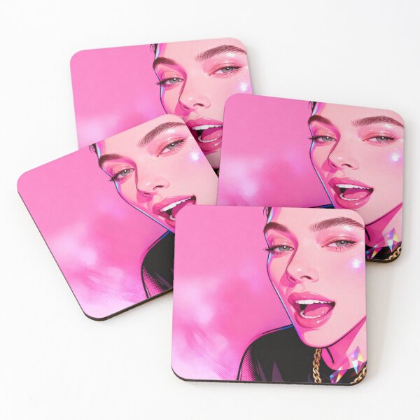 Item preview, Scarlett's Gaze - Many Faces - Pop Art designed and sold by CleverCulture.