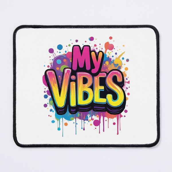 Item preview, My Vibes Colorful Graffiti Splash Art designed and sold by flagshiptee.
