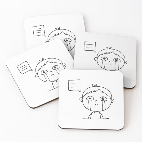 Item preview, Tears dripping from eyes beside a memo designed and sold by rasagamastore.