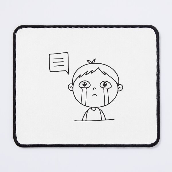 Item preview, Tears dripping from eyes beside a memo designed and sold by rasagamastore.