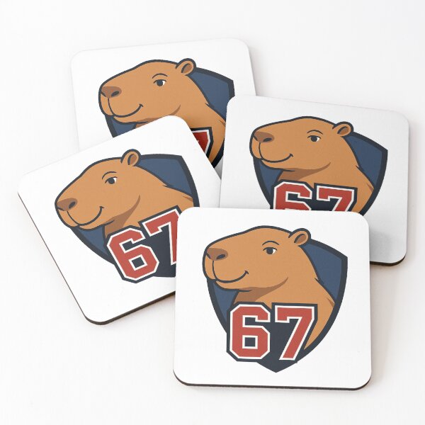 Item preview, Capybara 67 Sports Team Logo designed and sold by MorningDragon.