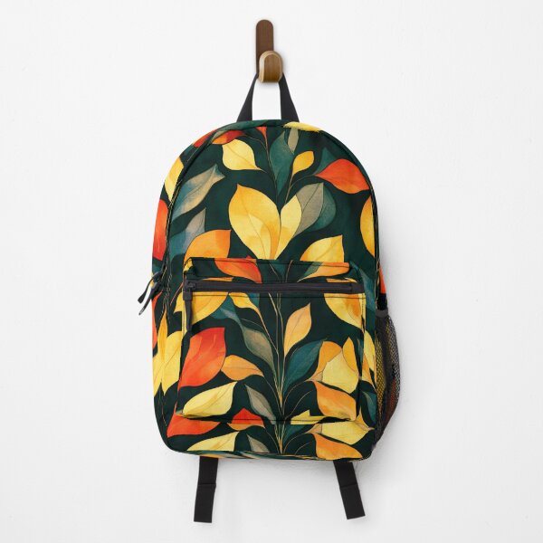 Item preview, Boho Exquisite Yellow, Orange, And Teal Leaves Design designed and sold by DEC02.