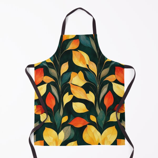 Item preview, Boho Exquisite Yellow, Orange, And Teal Leaves Design designed and sold by DEC02.