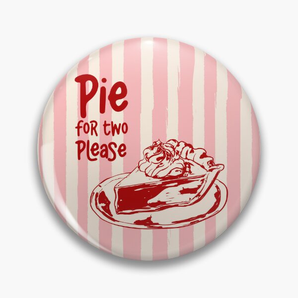Artikelvorschau, Pink Groovy Stripes Pie für zwei Personen im Vintage-Design entworfen und verkauft von MaiZephyr.