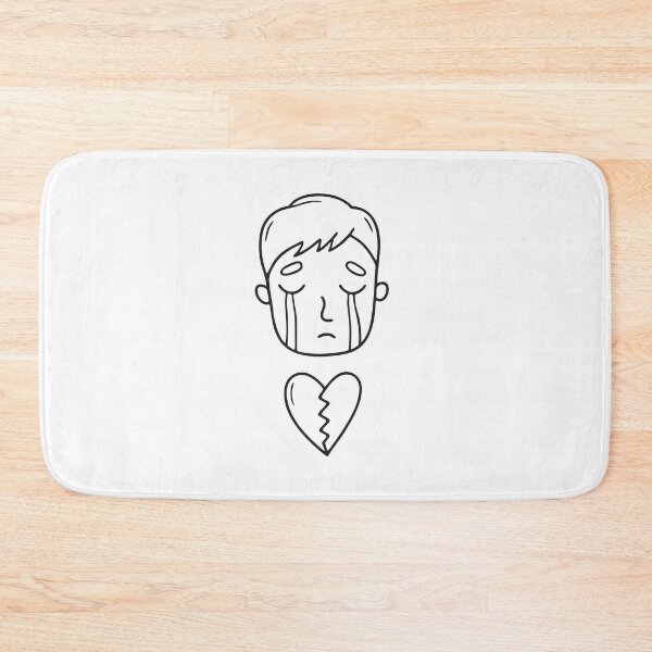 Item preview, Tears dripping from man broken heart  designed and sold by rasagamastore.