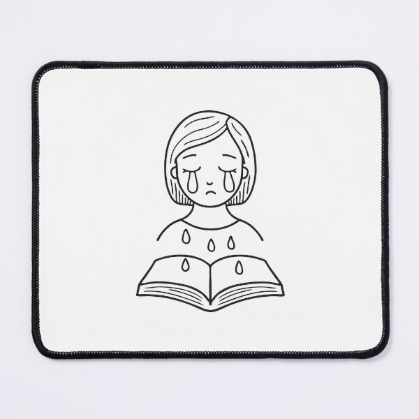 Item preview, Tears falling from woman face to a book designed and sold by rasagamastore.