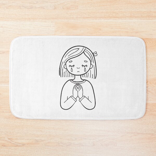 Item preview, Tears from eyes of girl with clasped hands designed and sold by rasagamastore.