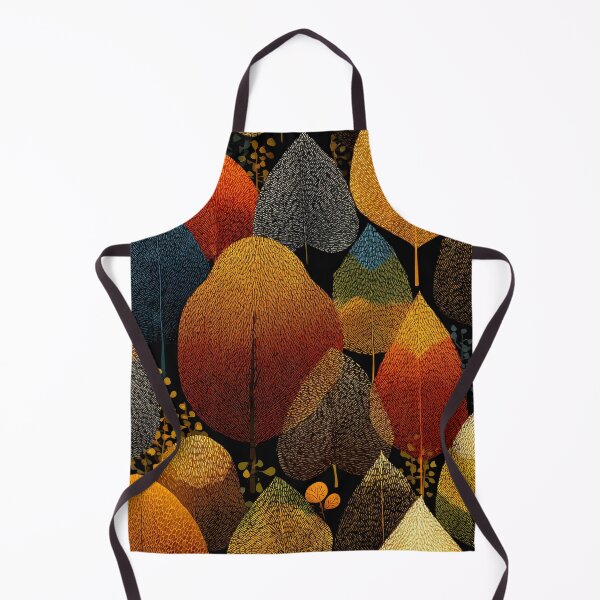 Item preview, Boho Leaves Textured Designs In Fall Golden Hues designed and sold by DEC02.