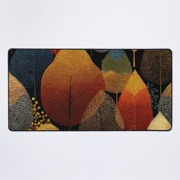 Item preview, Boho Leaves Textured Designs In Fall Golden Hues designed and sold by DEC02.