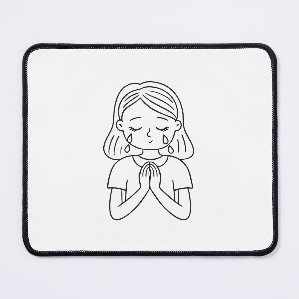 Item preview, Tears from girl with clasped hands designed and sold by rasagamastore.