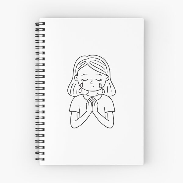 Item preview, Tears from girl with clasped hands designed and sold by rasagamastore.
