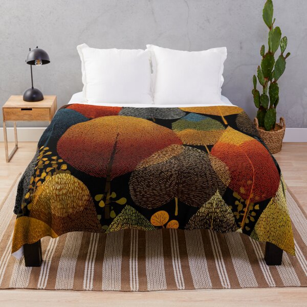 Item preview, Boho Leaves Textured Designs In Fall Golden Hues designed and sold by DEC02.