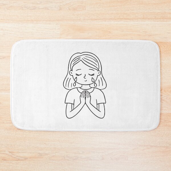 Item preview, Tears from girl with clasped hands designed and sold by rasagamastore.