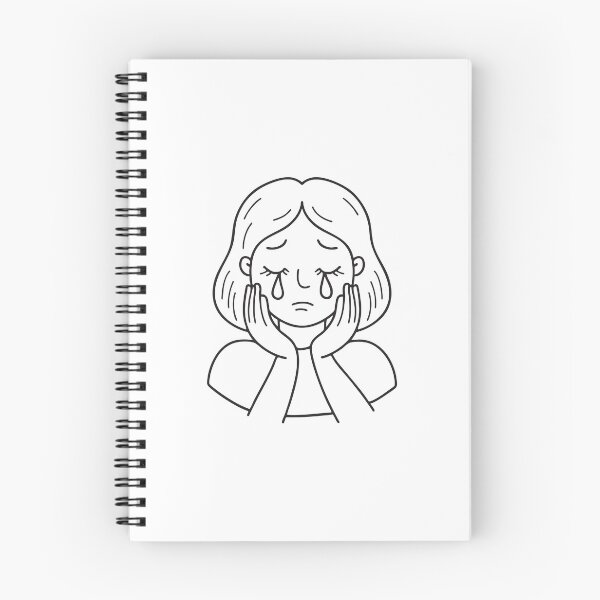Item preview, Tears sliding down beside a drawn eyebrow designed and sold by rasagamastore.