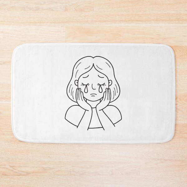 Item preview, Tears sliding down beside a drawn eyebrow designed and sold by rasagamastore.