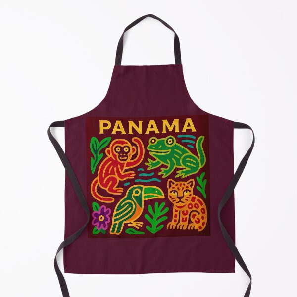 Item preview, Panama Rainforest Animals Mola Art designed and sold by Myra365Art.