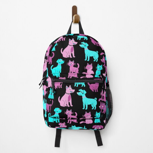 Item preview, Pink and Blue Cats and Dogs Seamless Repeat designed and sold by Sharon Schwalbe.