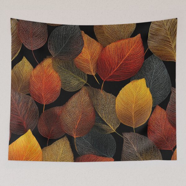 Item preview, Boho Leaves Textured Designs In Warm Autumn Hues  designed and sold by DEC02.